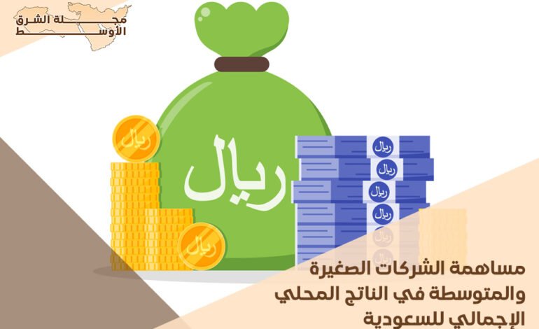 مساهمة الشركات الصغيرة والمتوسطة في الناتج المحلي الإجمالي للسعودية