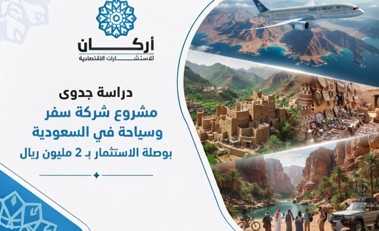 دراسة جدوى مشروع شركة سفر وسياحة في السعودية: بوصلة الاستثمار بـ 2 مليون ريال