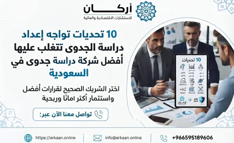 10 تحديات تواجه إعداد دراسة الجدوى تتغلب عليها أفضل شركة دراسة جدوى في السعودية